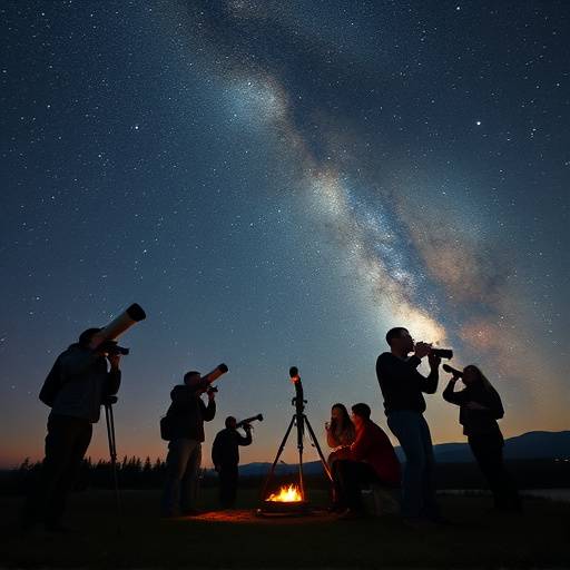 Observaci&radic;&ge;n guiada de estrellas con telescopios de alta potencia
