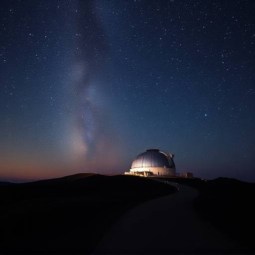 Observatorio astron&radic;&ge;mico en La Palma, Canarias.